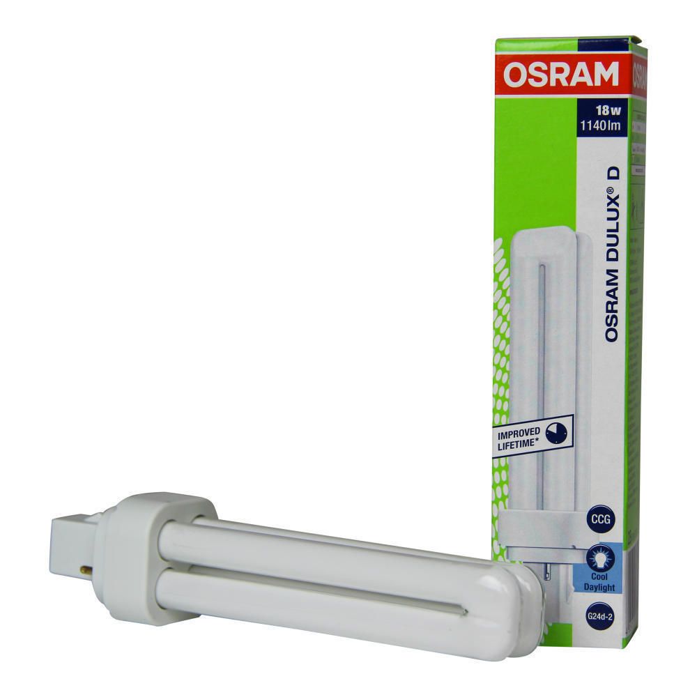 Osram Dulux D 18W 865 | Luz de Día - 2-Pines Osram Dulux D 18W 865 | Luz de Día - 2-Pines