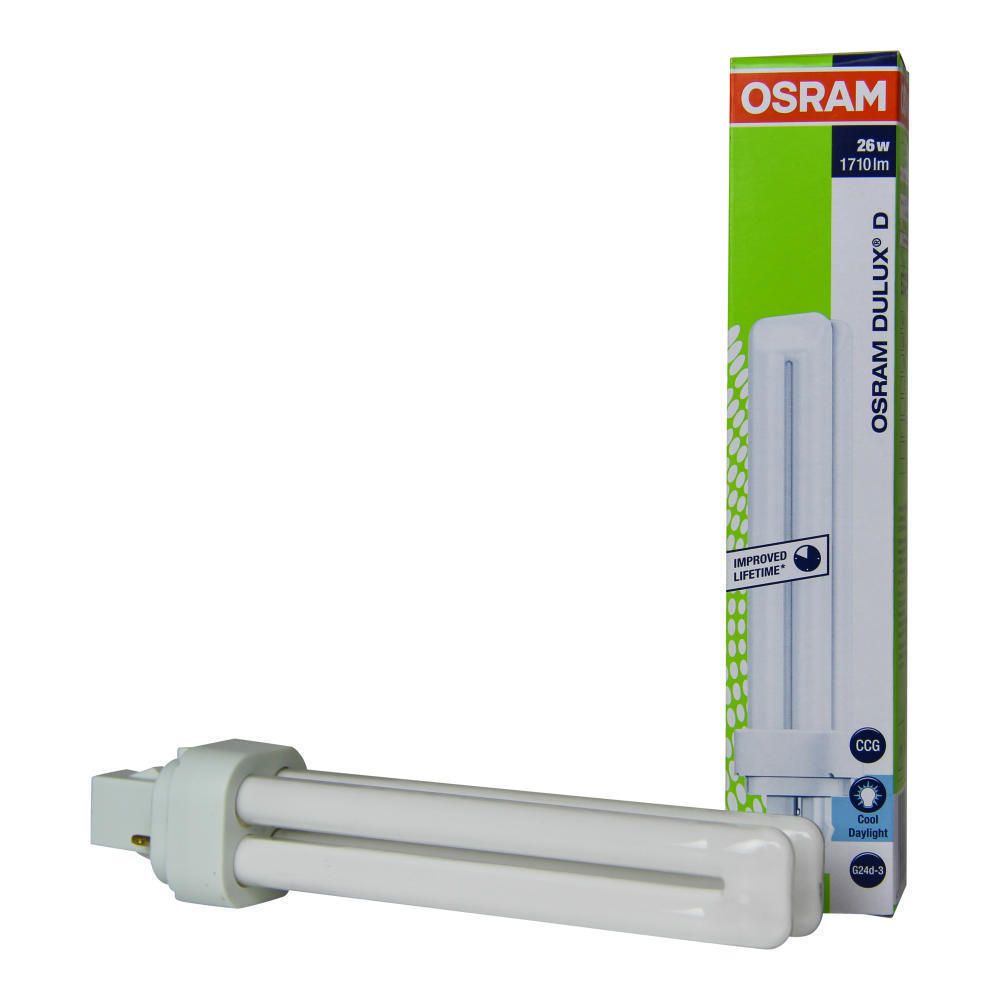 Osram Dulux D 26W 865 | Luz de Día - 2-Pines Osram Dulux D 26W 865 | Luz de Día - 2-Pines