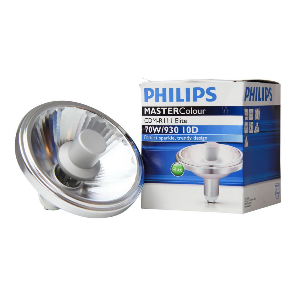 Philips MASTERColour CDM-R111 Elite 70W 930 GX8.5 10D | Luz Cálida - Mejor reproducción de color Philips MASTERColour CDM-R111 Elite 70W 930 GX8.5 10D | Luz Cálida - Mejor reproducción de color