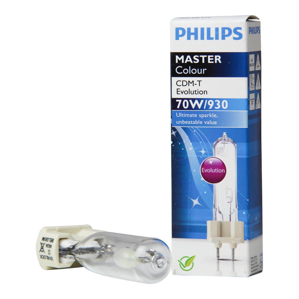 Philips MASTERColour CDM-T Evolution 70W 930 G12 | Varm Vit - Bästa färgåtergivning Philips MASTERColour CDM-T Evolution 70W 930 G12 | Varm Vit - Bästa färgåtergivning