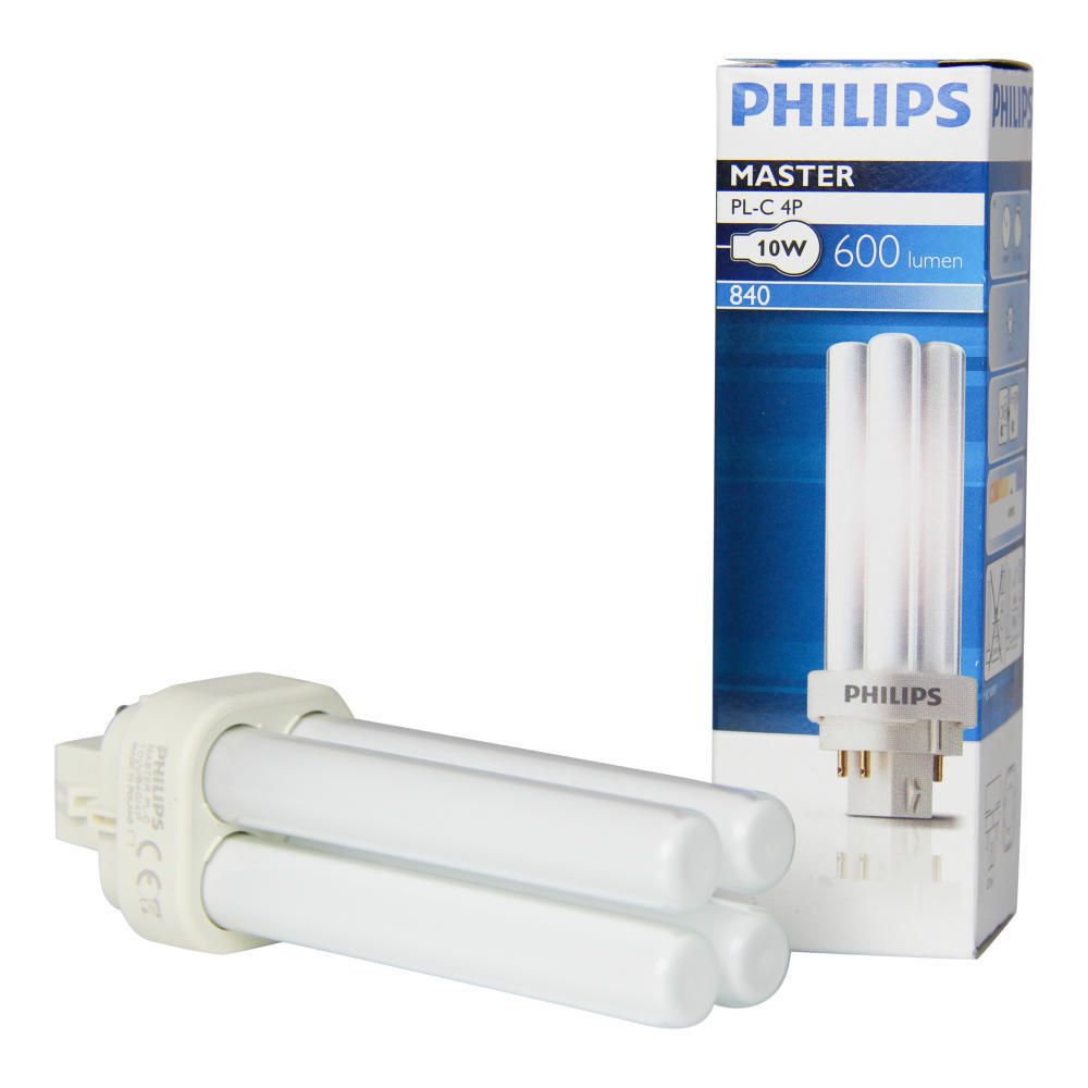 Philips PL-C 10W 840 4P (MASTER) | Koel Wit - 4-Pin Philips PL-C 10W 840 4P (MASTER) | Koel Wit - 4-Pin