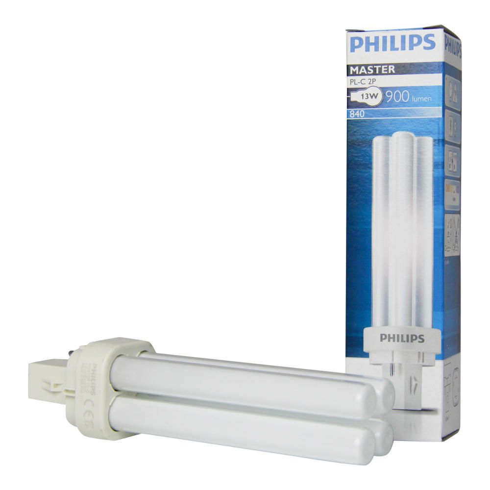 Philips PL-C 13W 840 2P (MASTER) | Kallvit - 2-Stift Philips PL-C 13W 840 2P (MASTER) | Kallvit - 2-Stift
