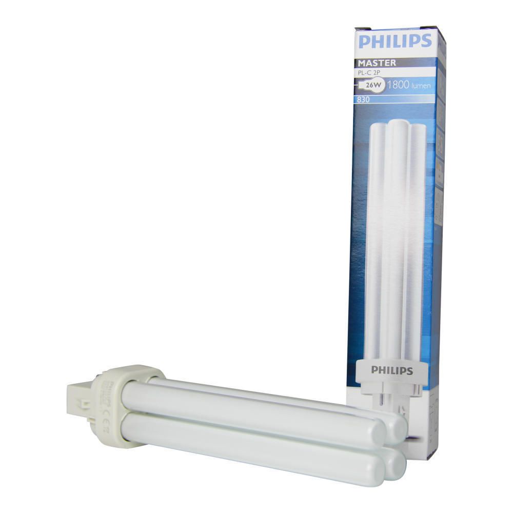 Philips PL-C 26W 830 2P (MASTER) | Warm Wit - 2-Pin Philips PL-C 26W 830 2P (MASTER) | Warm Wit - 2-Pin