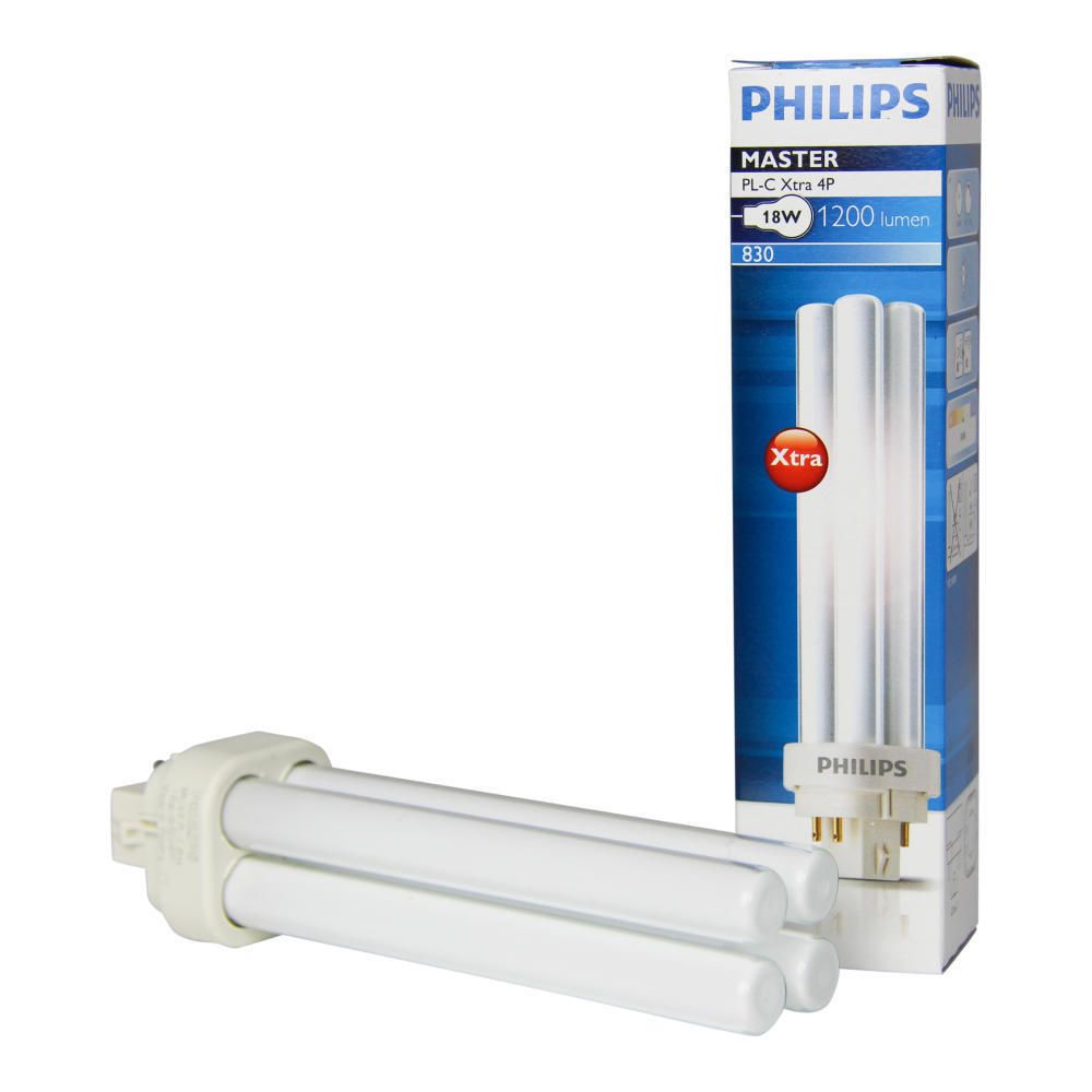 Philips MASTER PL-C Xtra 18W 830 4P Philips MASTER PL-C Xtra 18W 830 4P