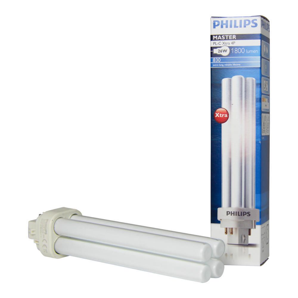 Philips PL-C Xtra 26W 830 4P MASTER | 4-Pin Philips PL-C Xtra 26W 830 4P MASTER | 4-Pin