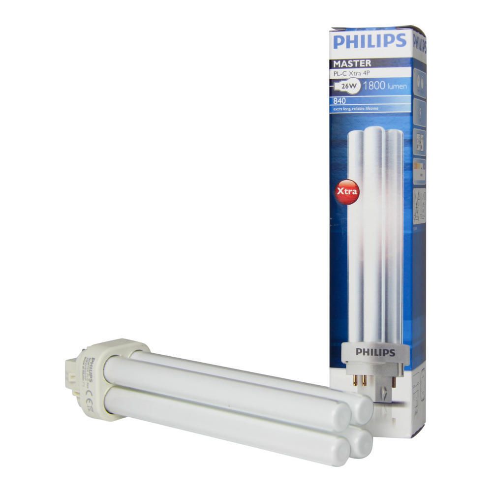 Philips PL-C Xtra 26W 840 4P MASTER | 4-Pin Philips PL-C Xtra 26W 840 4P MASTER | 4-Pin