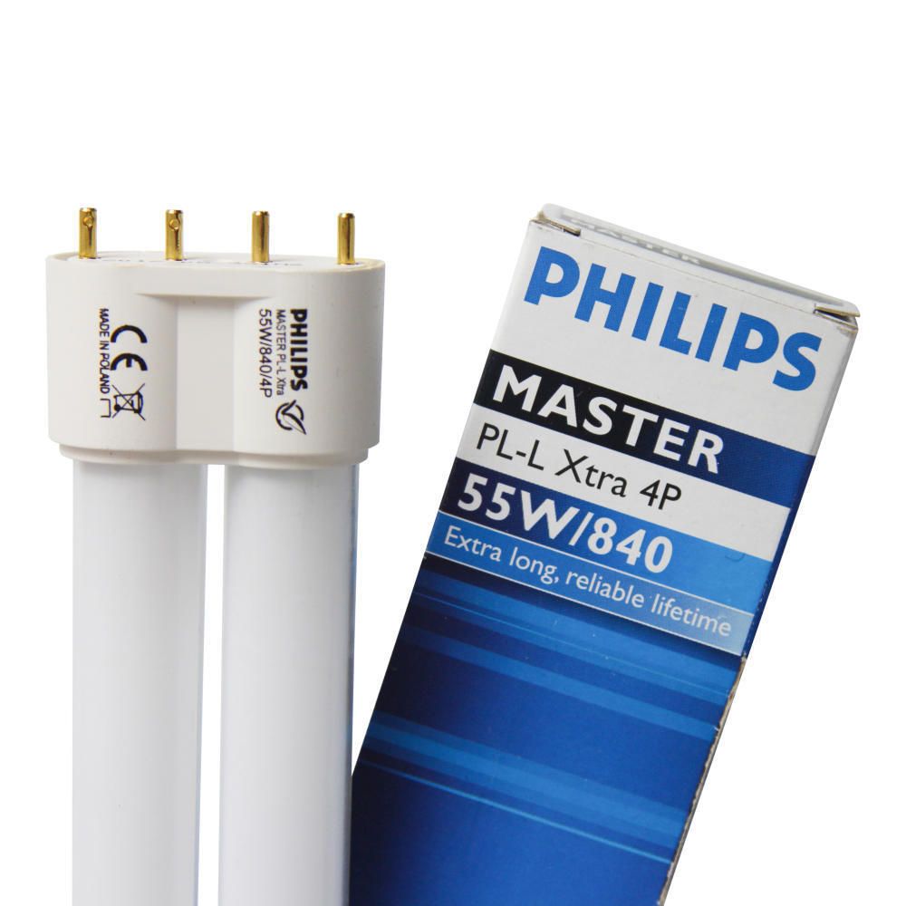 Philips PL-L Xtra 55W 840 4P (MASTER) | kold hvid - 4-pinde Philips PL-L Xtra 55W 840 4P (MASTER) | kold hvid - 4-pinde