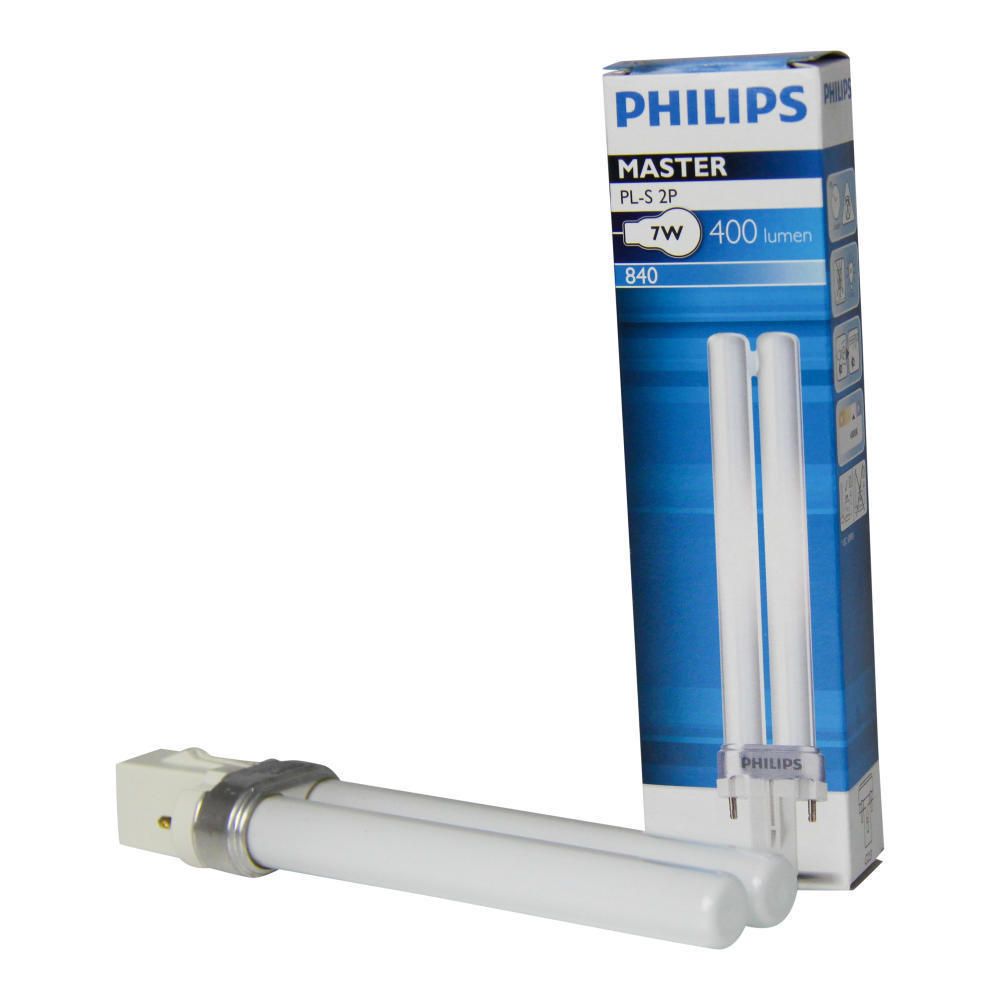 Philips PL-S 7W 840 2P (MASTER) | Kaltweiß - 2-Stift Philips PL-S 7W 840 2P (MASTER) | Kaltweiß - 2-Stift