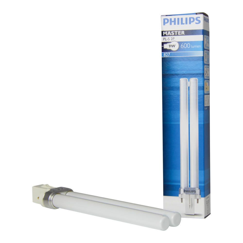 Philips PL-S 9W 827 2P (MASTER) | 600 Lumen - 2-Pins Philips PL-S 9W 827 2P (MASTER) | 600 Lumen - 2-Pins