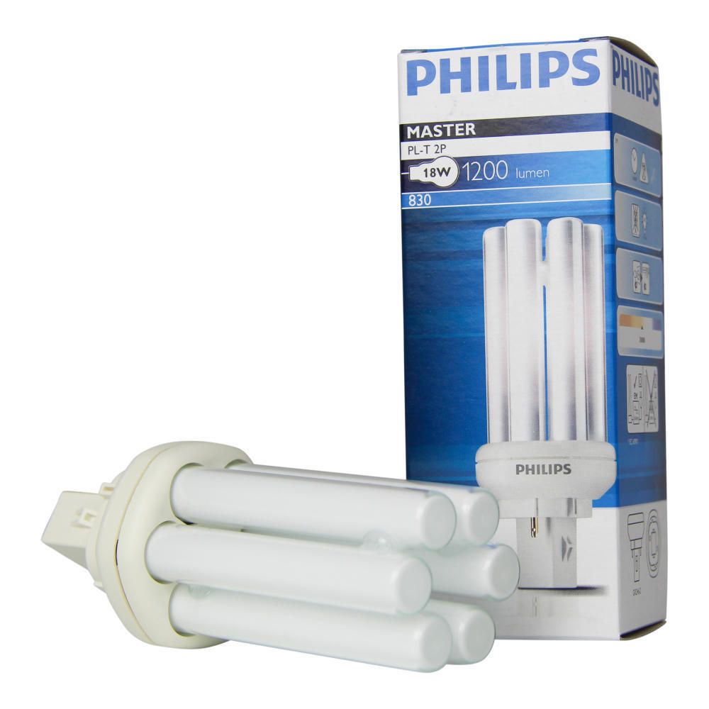 Philips PL-T 18W 830 2P (MASTER) | Warmweiß - 2-Stift Philips PL-T 18W 830 2P (MASTER) | Warmweiß - 2-Stift