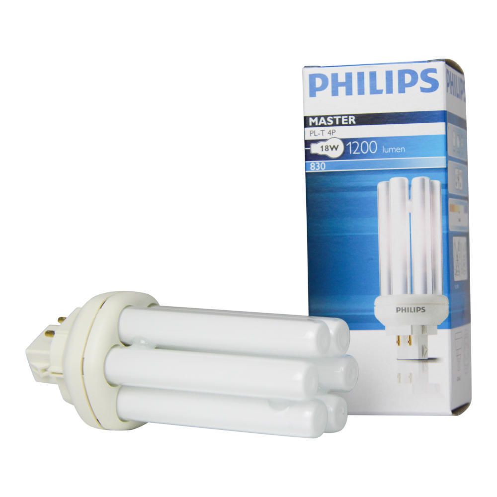 Philips PL-T 18W 830 4P MASTER | 4-pins Philips PL-T 18W 830 4P MASTER | 4-pins