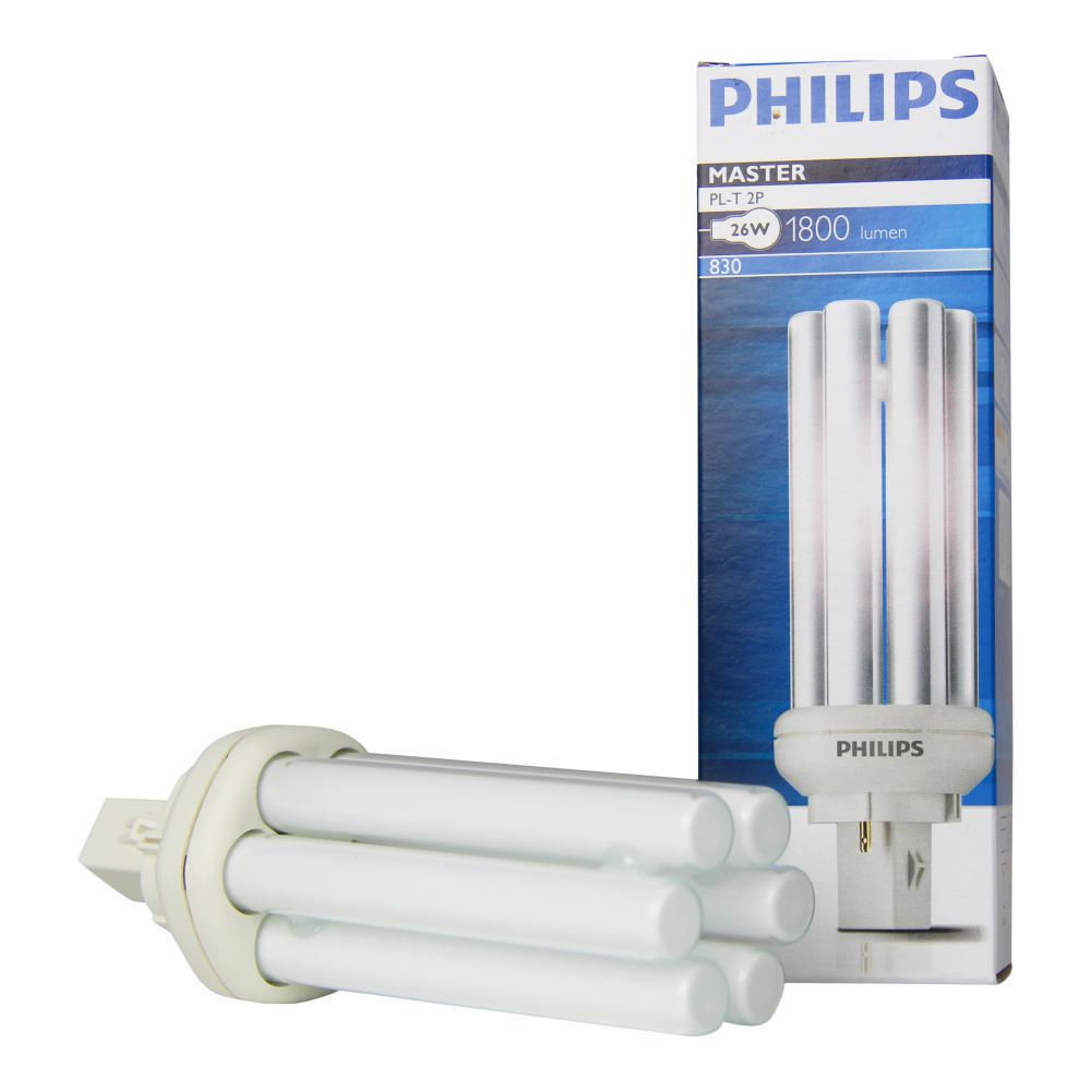 Philips PL-T 26W 830 2P MASTER | 2-Pin Philips PL-T 26W 830 2P MASTER | 2-Pin