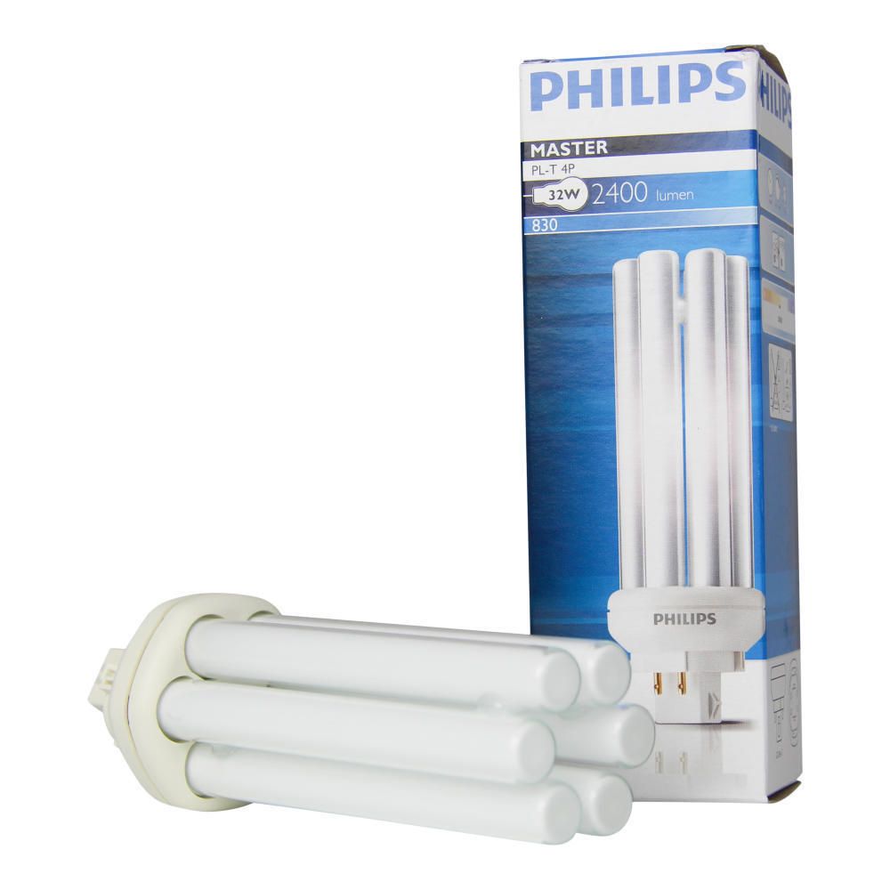 Philips PL-T 32W 830 4P MASTER | 4-Pin Philips PL-T 32W 830 4P MASTER | 4-Pin