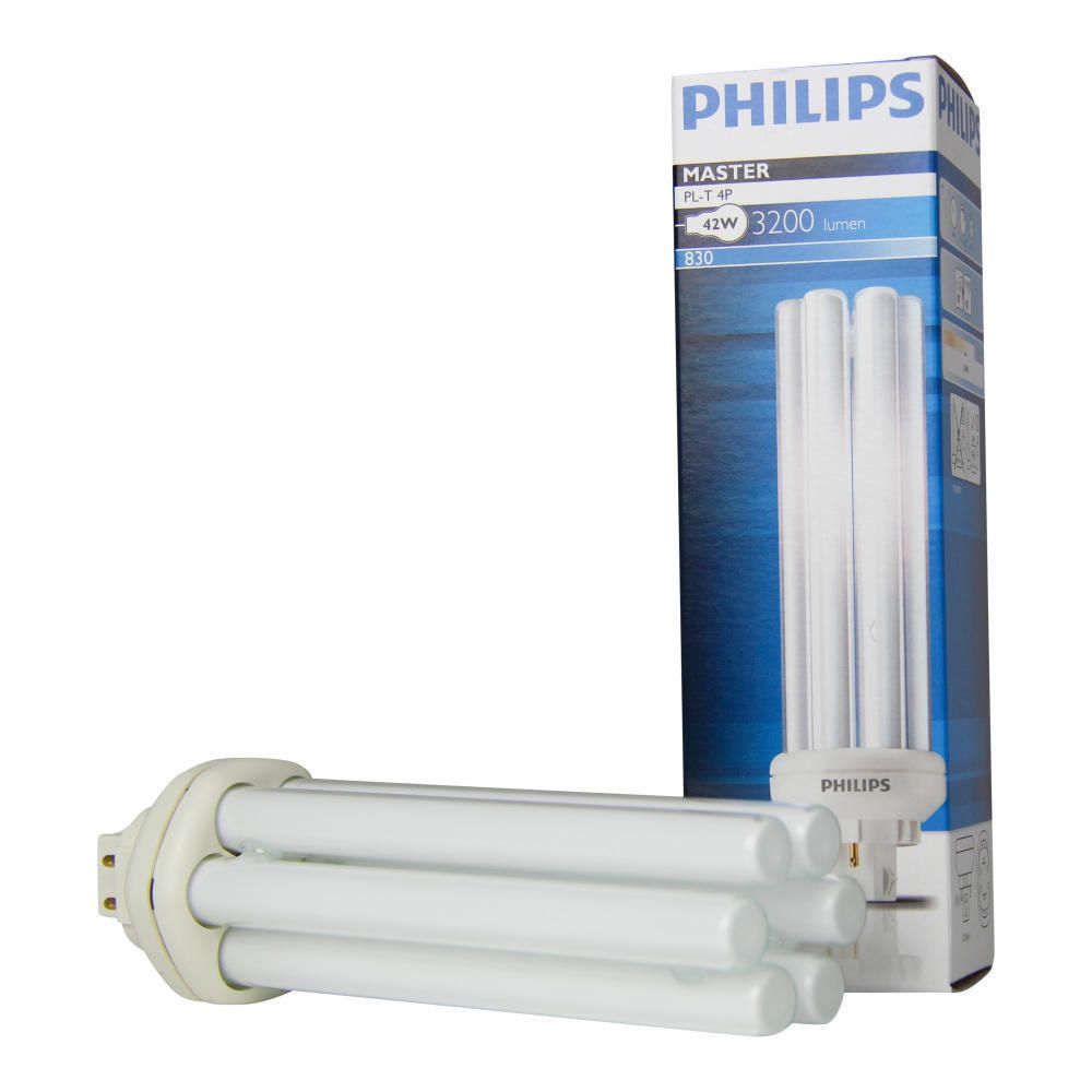 Philips PL-T 42W 830 4P MASTER | 4-Pin Philips PL-T 42W 830 4P MASTER | 4-Pin