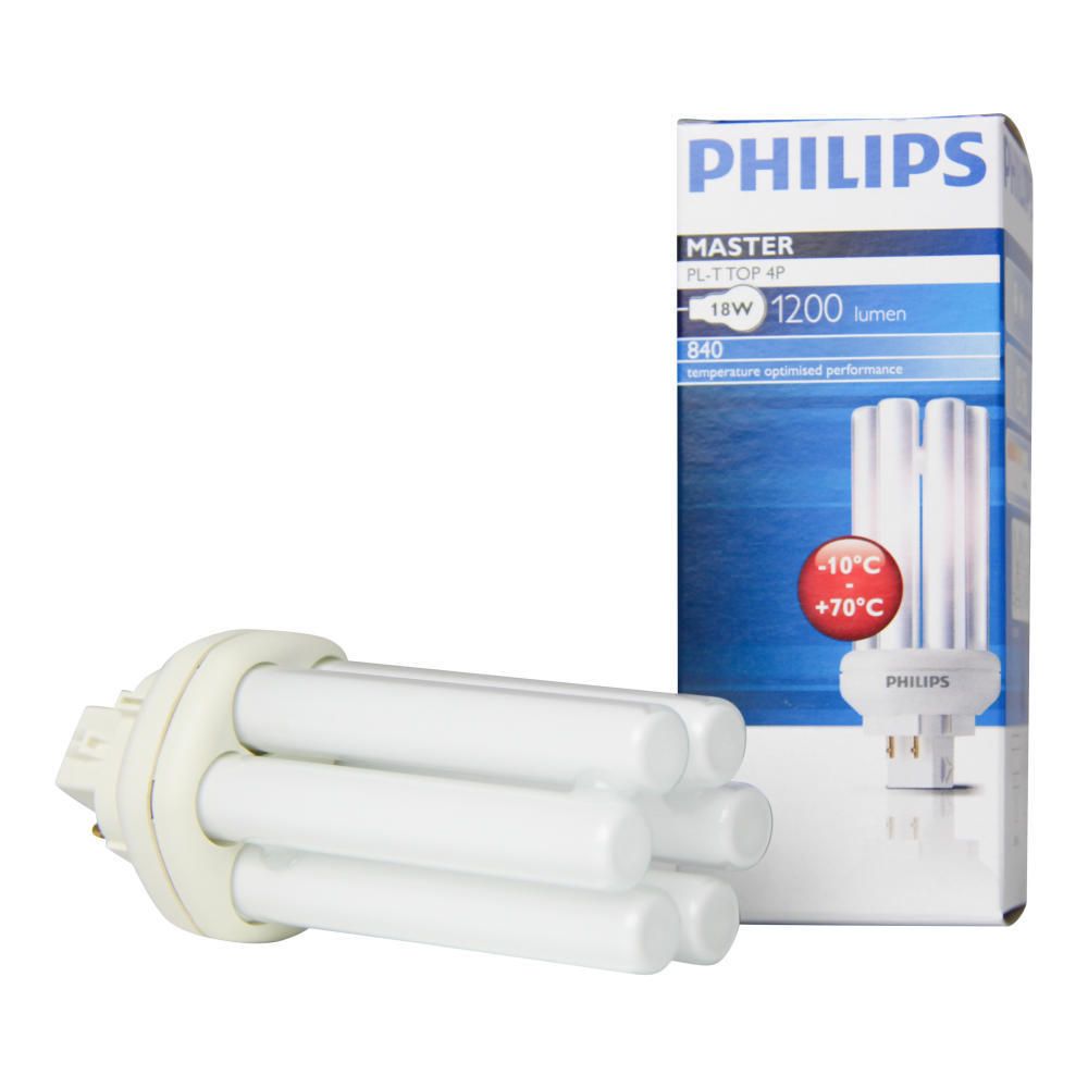 Philips PL-T Top 18W 840 4P (MASTER) | 1200 Lumen - 4-Pins Philips PL-T Top 18W 840 4P (MASTER) | 1200 Lumen - 4-Pins