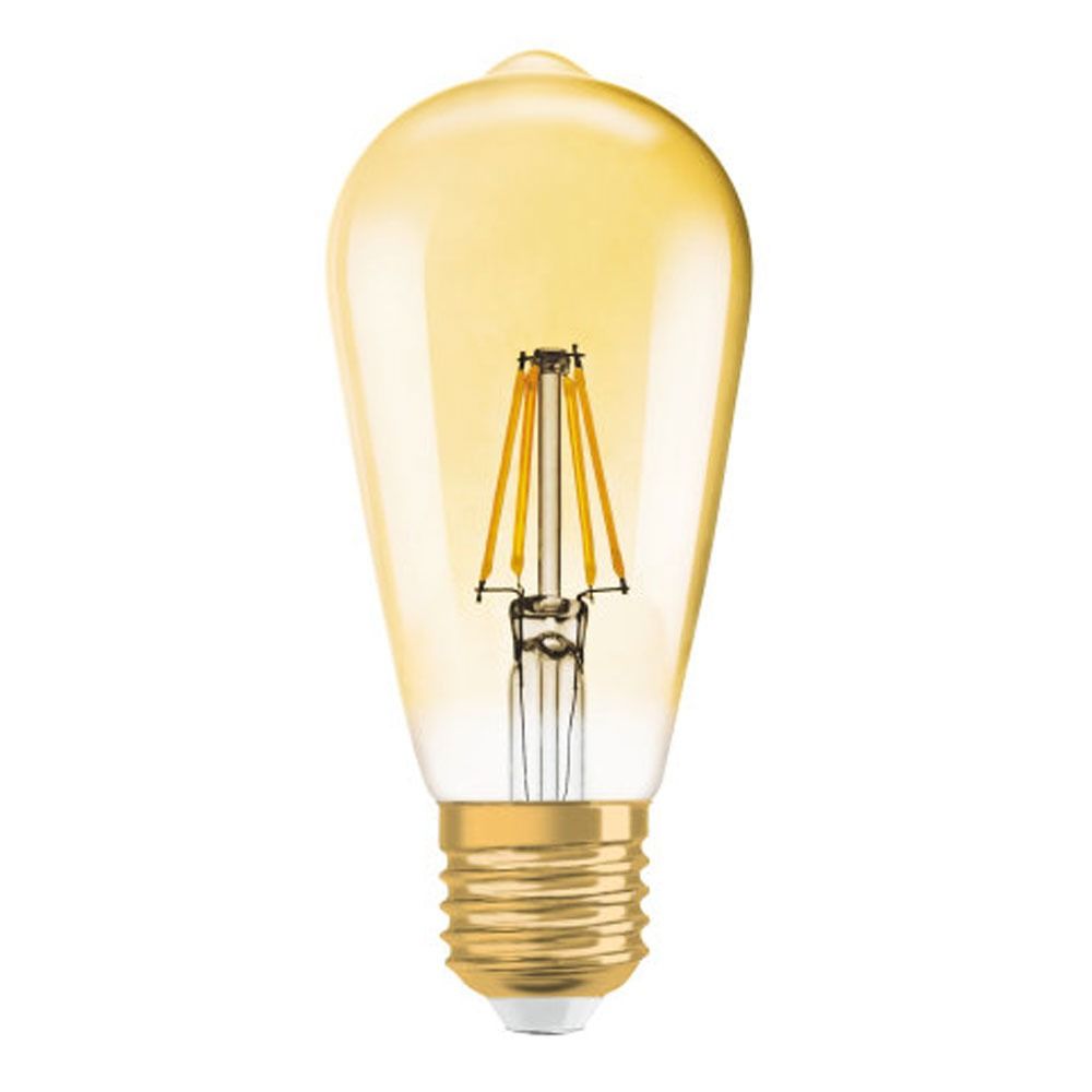 Osram Vintage 1906 LED E27 Edison 2.5W 824 Goud | Vervangt 22W Osram Vintage 1906 LED E27 Edison 2.5W 824 Goud | Vervangt 22W