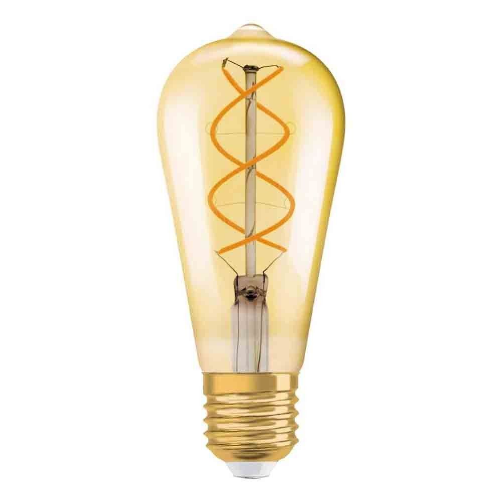 Osram Vintage 1906 LED E27 Edison 5W 820 Goud | Vervangt 25W Osram Vintage 1906 LED E27 Edison 5W 820 Goud | Vervangt 25W
