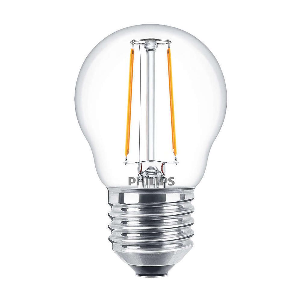 Philips Classic LEDluster E27 P45 2W 827 Helder | Vervangt 25W Philips Classic LEDluster E27 P45 2W 827 Helder | Vervangt 25W