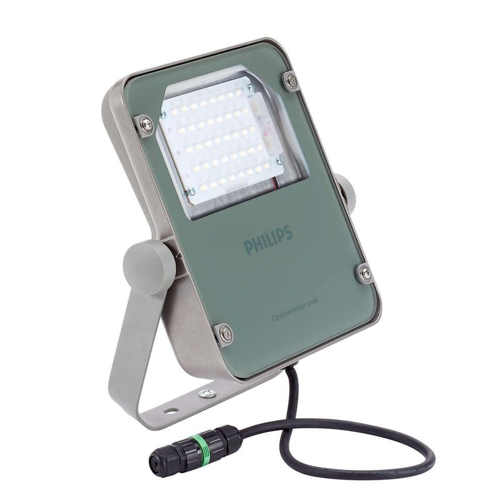 Philips CoreLine BVP110 LED Floodlight 4200lm NW | Asymmetric - Replaces 100W Philips CoreLine BVP110 LED Floodlight 4200lm NW | Asymmetric - Replaces 100W