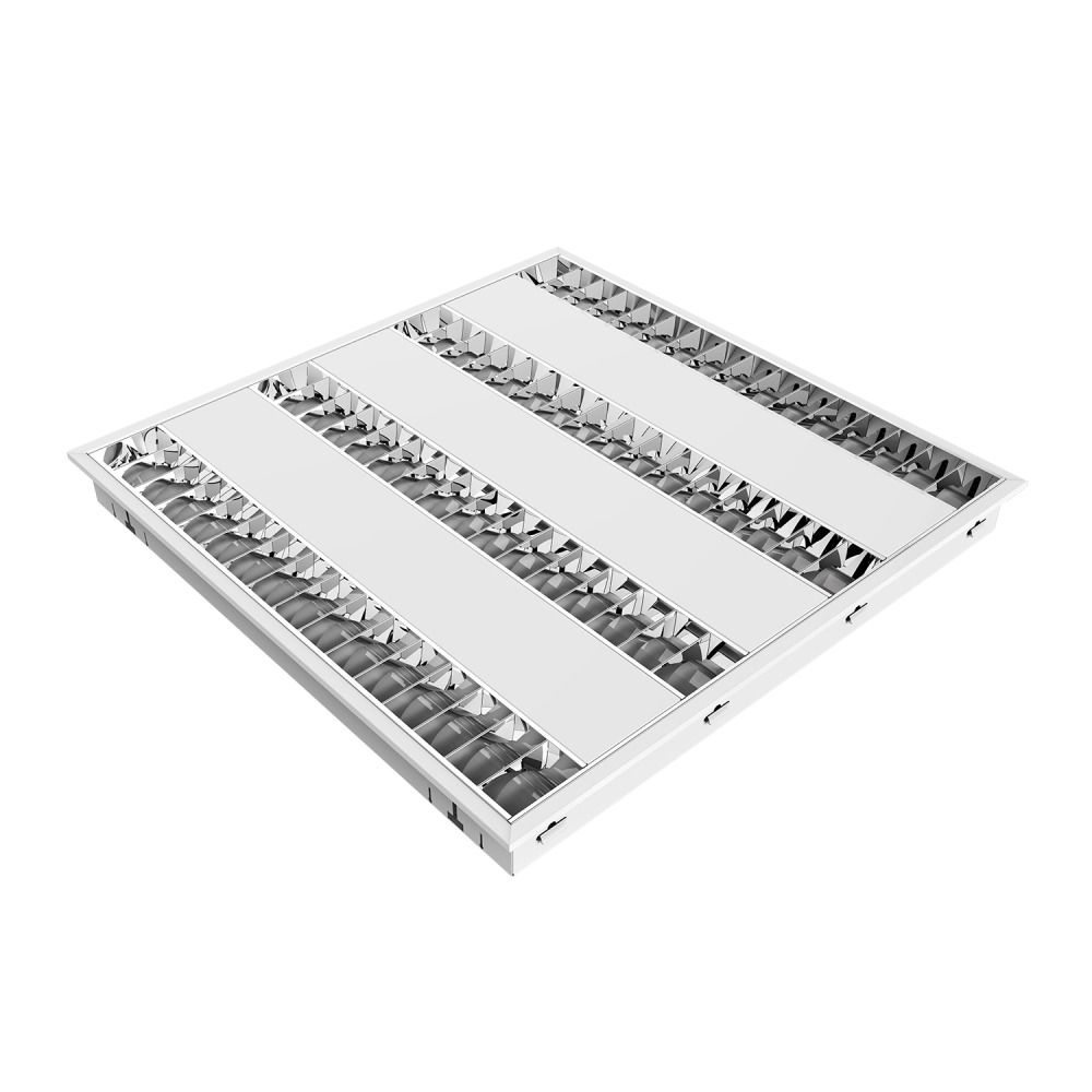 Noxion LED Panel Louvre Excell G2 60x60cm 3000K 34W UGR<15 Gloss Reflector | Warm White - Dali Dimmable - Replaces 4x14W Noxion LED Panel Louvre Excell G2 60x60cm 3000K 34W UGR<15 Gloss Reflector | Warm White - Dali Dimmable - Replaces 4x14W