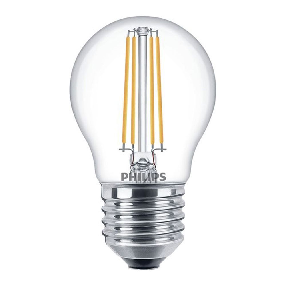 Philips Classic LEDlustre E27 P45 5W 827 Helder | Dimbaar - Vervangt 40W Philips Classic LEDlustre E27 P45 5W 827 Helder | Dimbaar - Vervangt 40W
