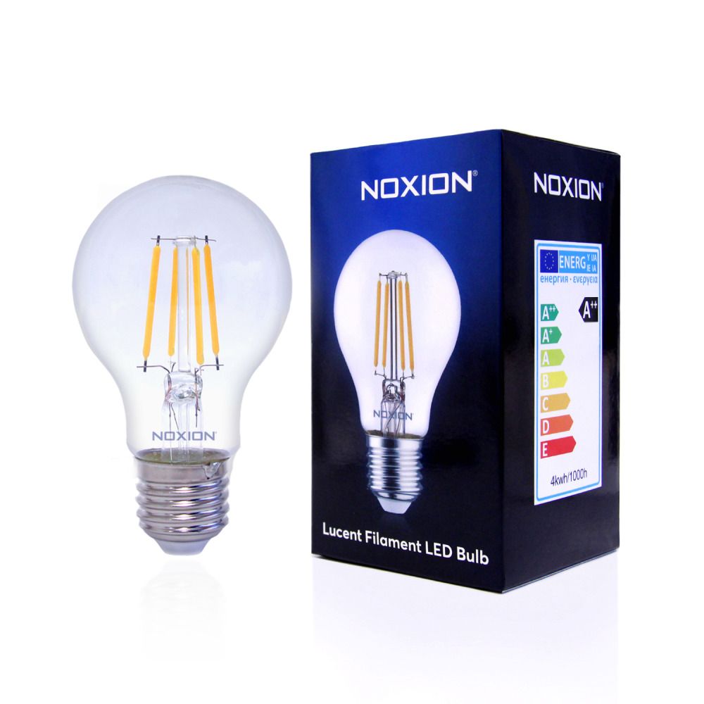 Noxion Lucent Filament LED Bulb 7W 827 A60 E27 Helder | Dimbaar - Zeer Warm Wit - Vervangt 60W Noxion Lucent Filament LED Bulb 7W 827 A60 E27 Helder | Dimbaar - Zeer Warm Wit - Vervangt 60W