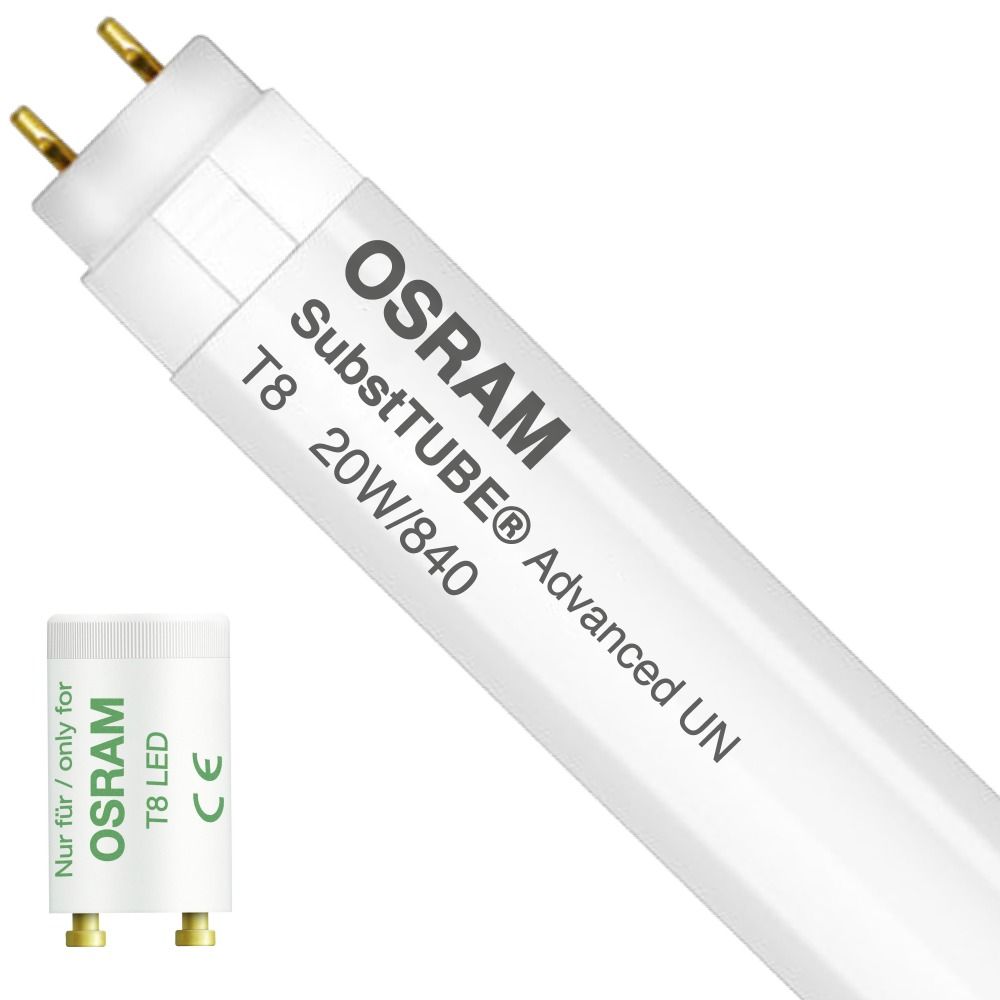 Osram SubstiTUBE Advanced UN 20W 840 150cm | Vervangt 58W Osram SubstiTUBE Advanced UN 20W 840 150cm | Vervangt 58W