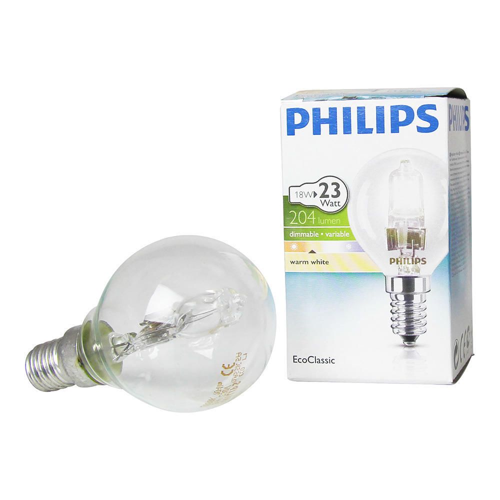 Philips EcoClassic Lustre 18W E14 230V P45 Clear Philips EcoClassic Lustre 18W E14 230V P45 Clear