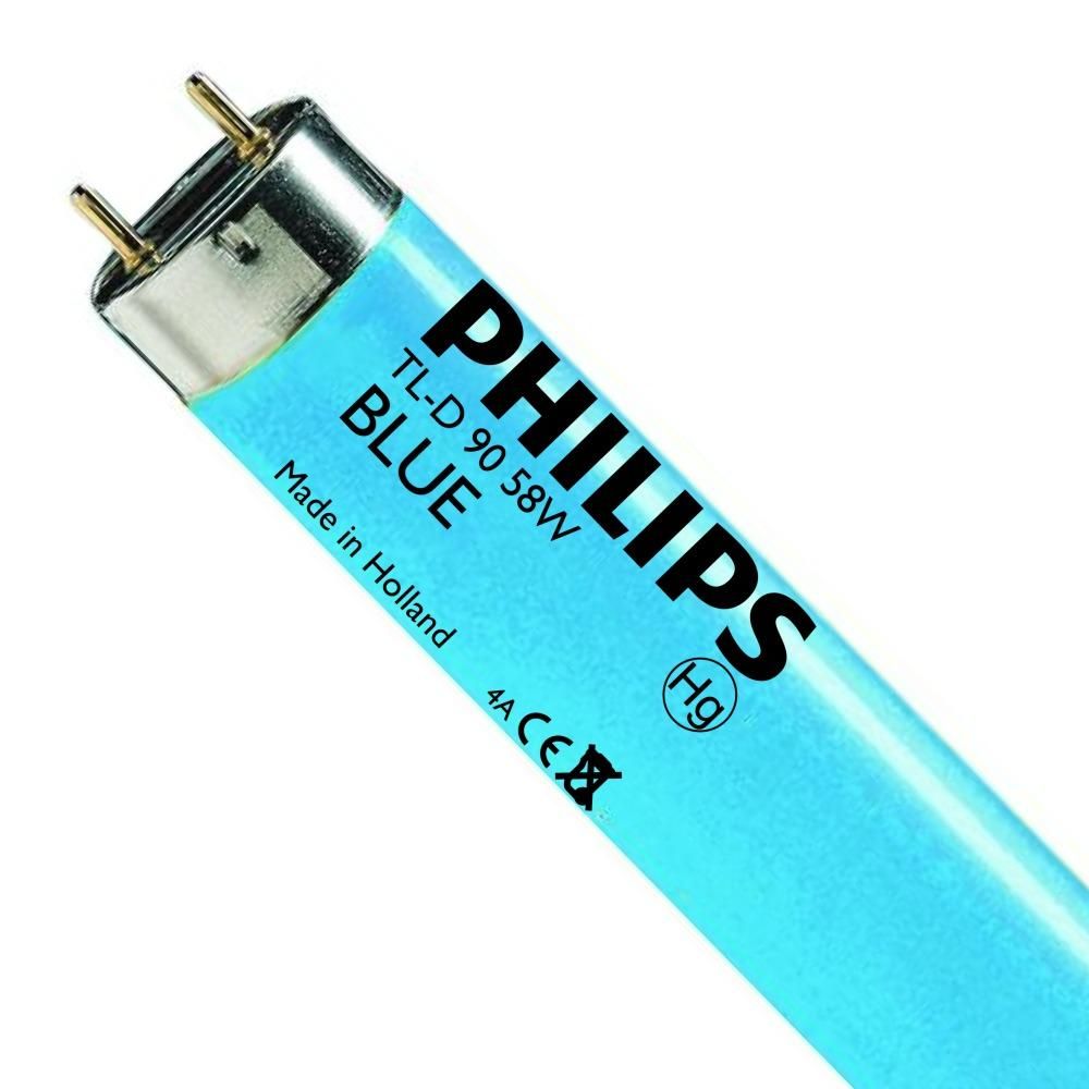 Philips TL-D Colored 58W (MASTER) | 150cm - Blå Philips TL-D Colored 58W (MASTER) | 150cm - Blå