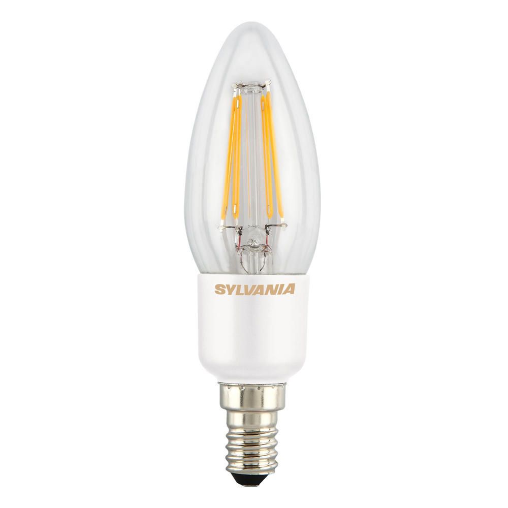 Sylvania ToLEDo Retro Candle E14 4.5W 2700K Klar SL | Dimmbar - Ersetzt 40W Sylvania ToLEDo Retro Candle E14 4.5W 2700K Klar SL | Dimmbar - Ersetzt 40W