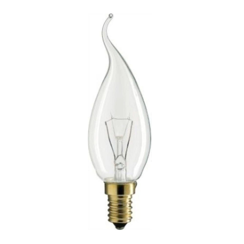 Philips Incandescent Bougie Torsadée 40W E14 230V BXS35 Philips Incandescent Bougie Torsadée 40W E14 230V BXS35