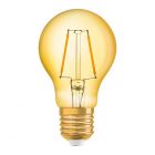 Osram Vintage 1906 LED Classic E27 A 2.5W 824 Fadenlampe Gold | Extra Warmweiß - Ersatz für 22W