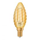 Osram Vintage 1906 LED Classic E14 BW 2.5W 824 Filament Dorée | Remplacement 22W
