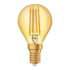 Osram Vintage 1906 LED Classic E14 P 4W 825 Fadenlampe Gold | Extra Warmweiß - Ersatz für 35W