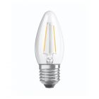 Osram Parathom Retrofit Classic E27 B35 5W 827 470lm Clear | Dimmable - Extra Warm White - Replaces 40W