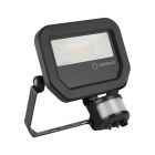 Ledvance LED Breedstraler 10W 3000K 1100lm IP65 | met Sensor - Zwart - Symmetrisch lichtbundel