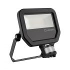 Ledvance LED Floodlight 20W 3000K 2200lm IP65 | with Sensor - Black - Symmetrical