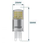 Osram Parathom Pin G9 3.8W 840 Helder | Vervangt 40W