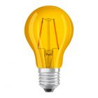 Osram LED STAR DECO Classic A Color E27 2.5W Gelb Klar | Ersatz für 15W