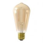 Calex Smart Rustikal Fadenlampe LED Glühbirne Gold E27 7W 806lm 1800-3000K| Tuya Wifi