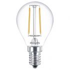 Philips Classic LEDluster E14 P45 2W 827 Klar | Ersatz für 25W