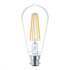 Philips Classic LEDbulb B22 7W 827 ST64 Filament | Dimmable - Remplacement 60W