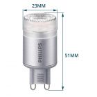 Philips CorePro LEDcapsule MV G9 2.3W 827 | dæmpbar - erstatter 25W