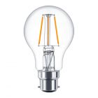 Philips Classic LEDbulb B22 A60 4W 827 Clear | Extra Warm White - Replaces 40W