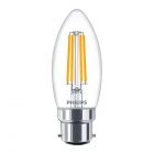 Philips Classic LEDcandle B15 B35 4.3W 827 Klar | Extra Warmweiß - Ersatz für 40W