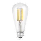 Noxion Lucent Classic LED Filament ST64 E27 6.5W 827 Claire | Blanc Très Chaud - Substitut 60W