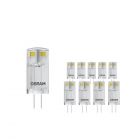 Mehrfachpackung 20x Osram LED P PIN10 W/827 12V CL G4