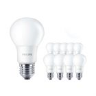 Fordelspakke 10x Philips CorePro LED bulb 7.5-60W A60 E27 830