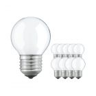 Mehrfachpackung 10x Standard Glühlampe Matt P45 E27 40W 230V