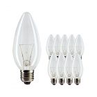 Multipack 10x Standaard Gloeilamp Kaars Helder B35 E27 25W 230V